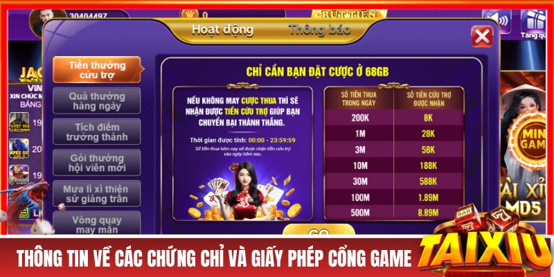 68 Game Bài - Cổng Game Đổi Thưởng Uy Tín, Xanh Chính Top 1 Thông tin về các chứng chỉ và giấy phép cổng game